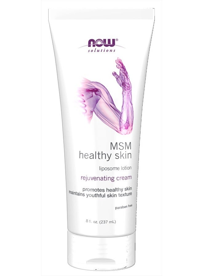 now Solutions, MSM Healthy Skin Liposome Lotion, Rejuvenating Cream with Almond Oil and Aloe, 8-Ounce - Image 1