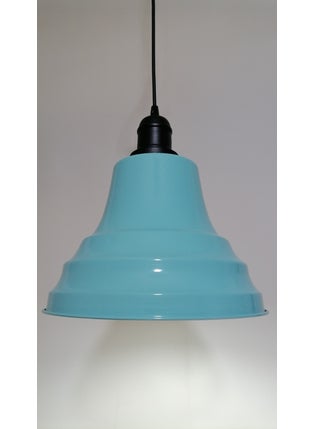 Riolight Retro Turquoise Inside Turquoise Single Metal Pendant Diameter: 27CM  - Image 1