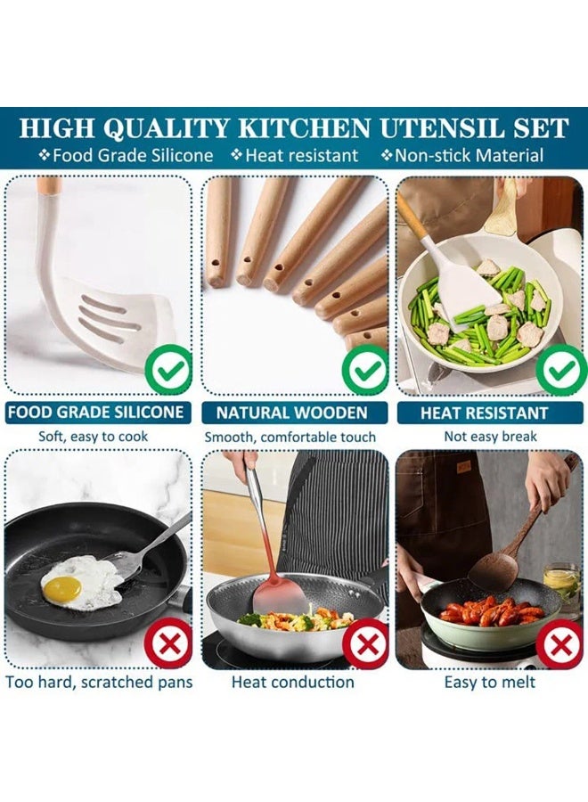 44 Piece Cooking Utensil Set with Utensil Crock - Image 5