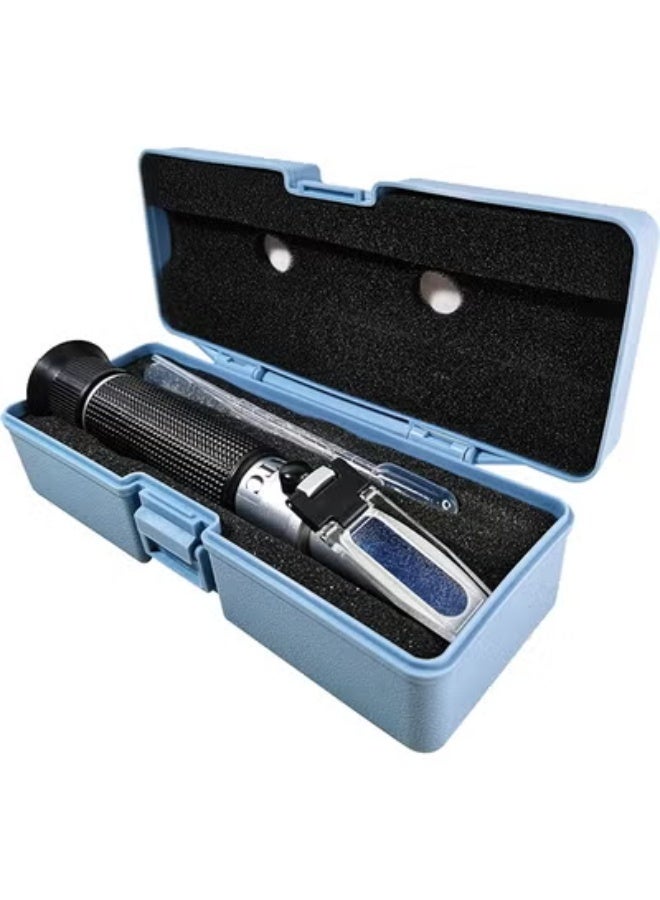 مقياس انكسار الملوحة لمياه البحر وحوض السمك البحري 0-100 جزء لكل تريليون مع تعويض درجة الحرارة التلقائي - Image 2