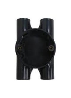 KNP KNP Heavy Duty 4-Way Junction Box Pipe Fitting 25MM is a robust and versatile solution designed for creating secure and reliable connections in various piping and electrical systems.  - Image 1