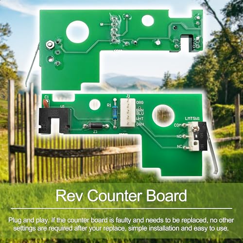 TycoonWon Rev Counter Board Compatible with FM350 FM352 FM500 FM502 FM600 2000XL,Replacement for Mighty Mule GTO RVCTBD50, Green - Image 4