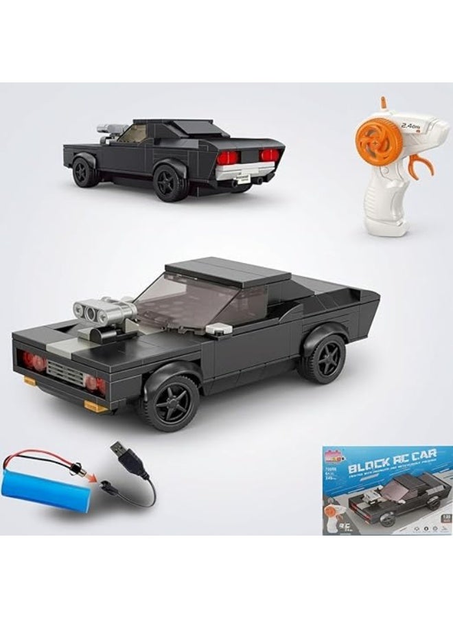 RC Car Building Kit 249 PCS, 1:20 Scale Remote Control Sports Car Toy, 2.4GHz DIY Construction Blocks Set for Kids Boys 6+ Years, STEM Educational Racing Model with Controller - Image 3