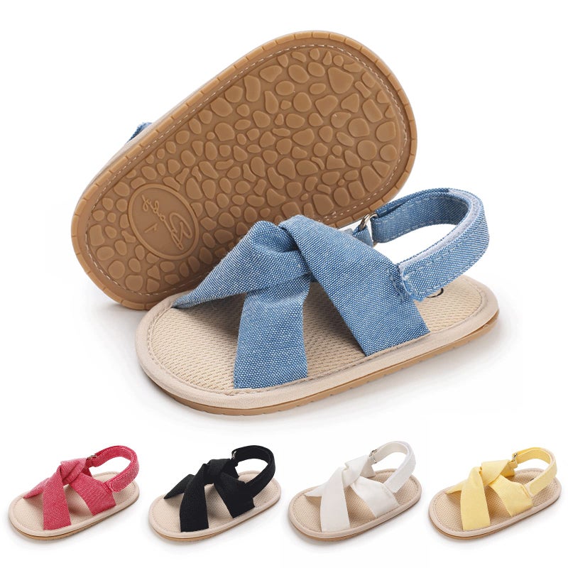 CoKate Baby Boys Girls Sandals Rubber Sole Outdoor First Walker Toddler Girls Boys Summer Shoes
