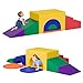 TOLEAD Soft Foam Climbing Blocks Set Large 5in1 Soft Play Toys Crawling Sliding Climbing Arch for Toddlers Foam Playset for NurseryPreschool Classic American Color - Image 3