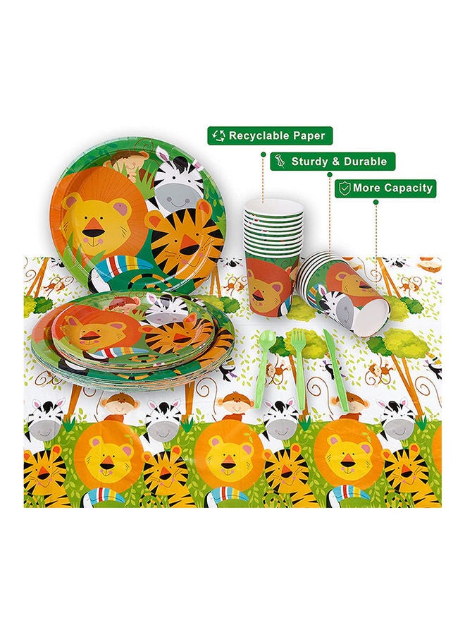 Loquat 113-Piece Animal Pattern Tableware Set Supplies - Image 2