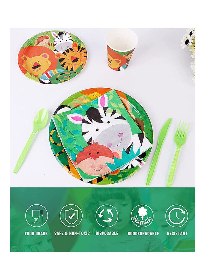 Loquat 113-Piece Animal Pattern Tableware Set Supplies - Image 4