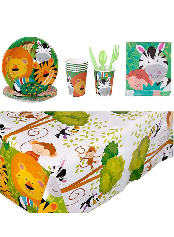 Loquat 113-Piece Animal Pattern Tableware Set Supplies - Image 5