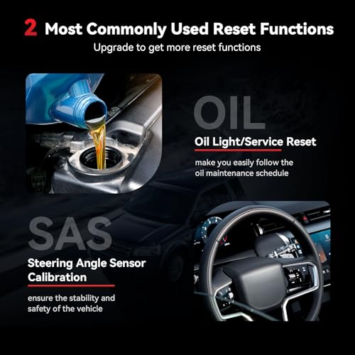 iCarsoft LR V1.0 for Land Rover/Jaguar OBD2 Scanner, All System Diagnostic Scan Tool Oil/SAS Reset Battery Test CAN Car Code Reader,DTC Lookup, 118 Live Data, VIN, Freeze Frame - Image 4