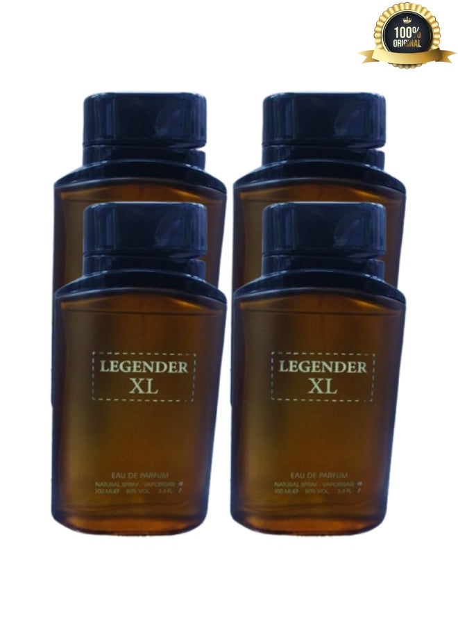 Perfume Co. 4 Pieces Legendary XL Perfume 100ML  - Image 1