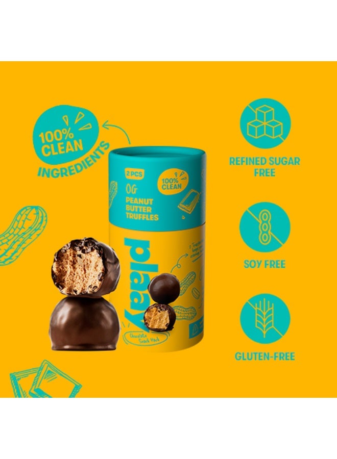Plaay Peanut Butter Chocolate Truffles 10x30g - Image 3