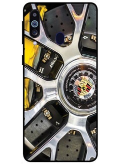 EYE CATCH Protective Case Cover For Samsung Galaxy M40 Smart Series Printed Protective Case Cover for Samsung Galaxy M40 Porsche Wheel  - Image 1