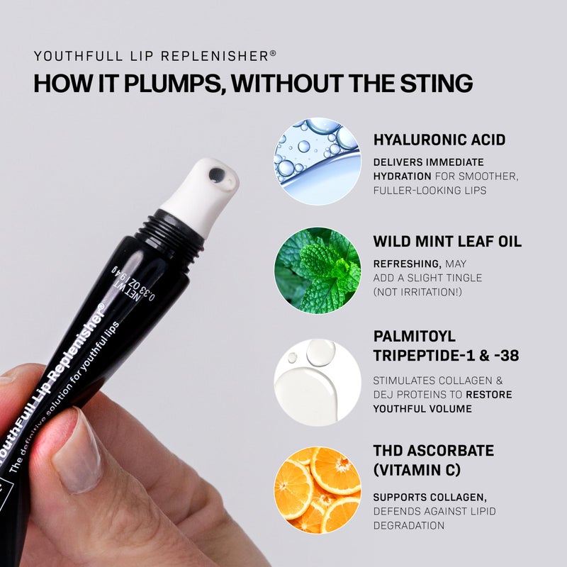 Revision Skincare YouthFull Lip Replenisher, Moisturizing Lip Plumper with Hyaluronic Acid, Volumizing, Plumping and Anti Aging, 2 Pack - 0.33 Ounce - Image 3