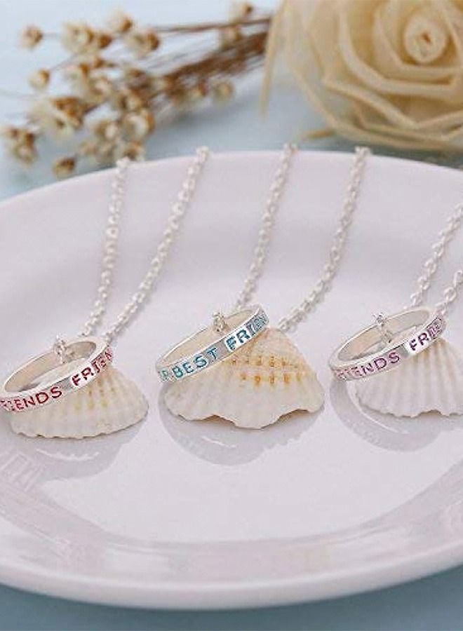 Friendship's Day,  Special Best Friends Forever Friend Combo of 3 Necklace Chain Pendant, for Girls Gift  - Image 3