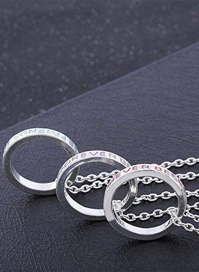 Friendship's Day,  Special Best Friends Forever Friend Combo of 3 Necklace Chain Pendant, for Girls Gift  - Image 2