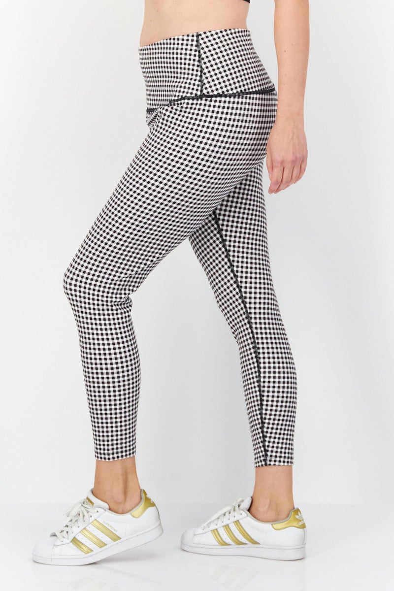 Eddie Bauer Women Checkered Leggings, Multicolor - Image 3