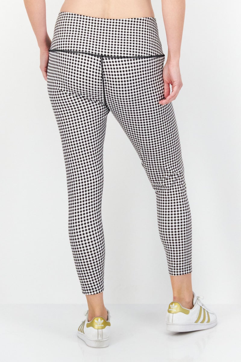 Eddie Bauer Women Checkered Leggings, Multicolor - Image 4