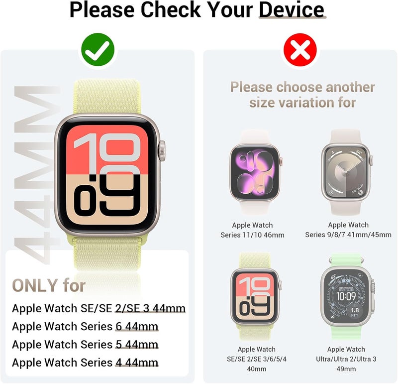 Tensea [3PCS for Apple Watch Screen Protector Case 44mm SE 3/SE 2rd Generation/SE/Series 6/5/4 Accessories, iWatch Protective Face Cover for Women Men, Bumper Tempered Glass for iPhone Watch 44 mm - Image 2