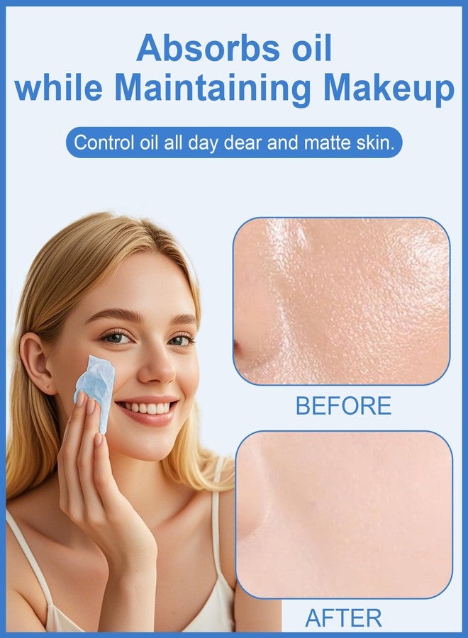 Okerker 300PCS Oil Blotting Papers for Face - Controls Shine, Saves Makeup - Image 3