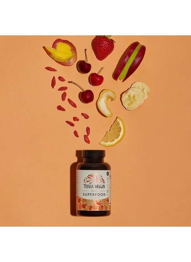 Terra Origin - Fruit Superfood Capsules ; 90 Capsules With Spectra® Antioxidant Blend. 100% Plant Based Whole Nutrient Rich - Image 1