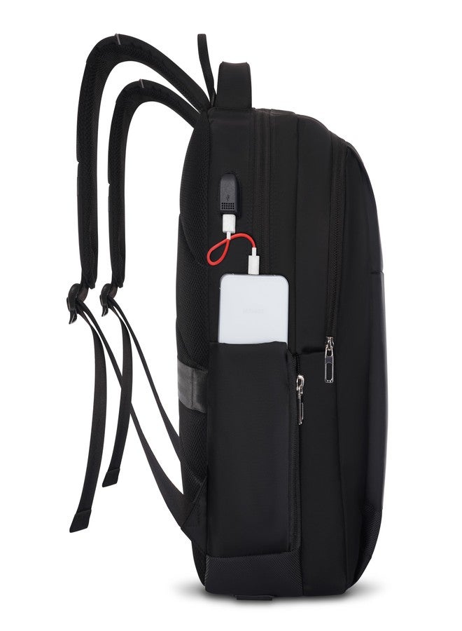 ALASKA® Laptop Backpack Bag 26 Ltrs for Men and Women, Ideal for Office/School/College, 2 Compartment + Front Sleeve Pocket, Dual Side pocket, USB Port, Trolley Sleeve & Organizer. - Image 4