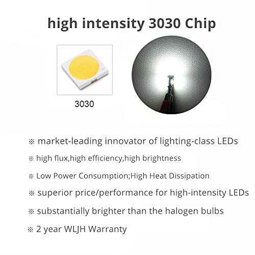 WLJH Super Bright White Dash Instrument Cluster Lights Panel Gauge Illumination Led Bulb Kit For Ford F150 F250 2000-2008, Pack of 11 - Image 3