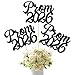 Rsstarxi 12 Pack Prom 2026 Graduation Party Decorations Prom 2026 Centerpieces Sticks Class of 2026 Grad Table Toppers for 2026 Graduation Prom Party Decorations Black - Image 3