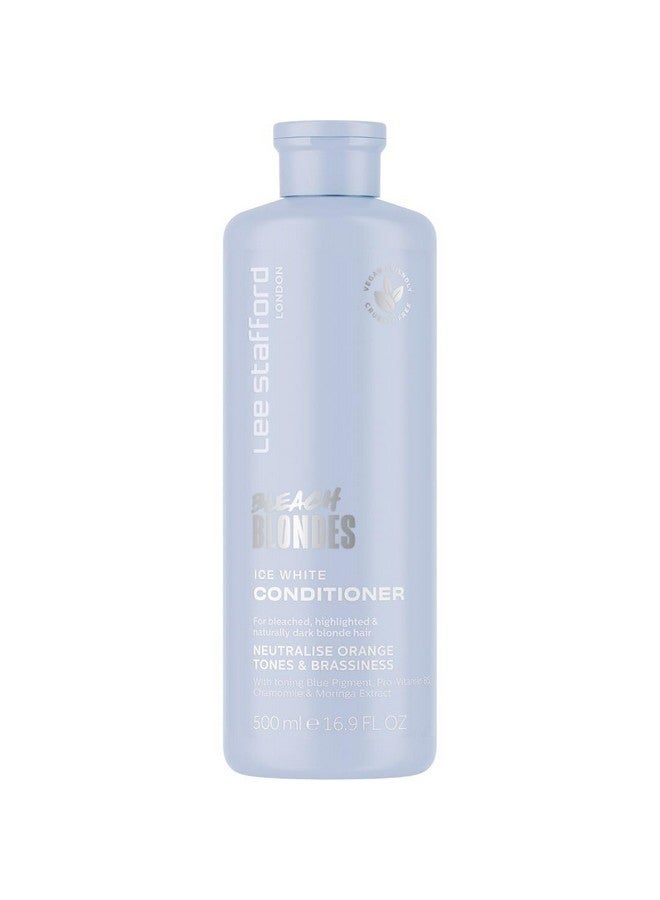 لي ستافورد بلسم لي ستافورد الأزرق لتلوين الشعر | مجموعة بليتش أشقر آيس وايت - يُصحح درجات اللون النحاسي والبرتقالي، مثالي للشعر الأشقر الداكن والبارد، يُطيل لون الشعر ويُضفي عليه إشراقة، 16.9 أونصة سائلة - Image 1