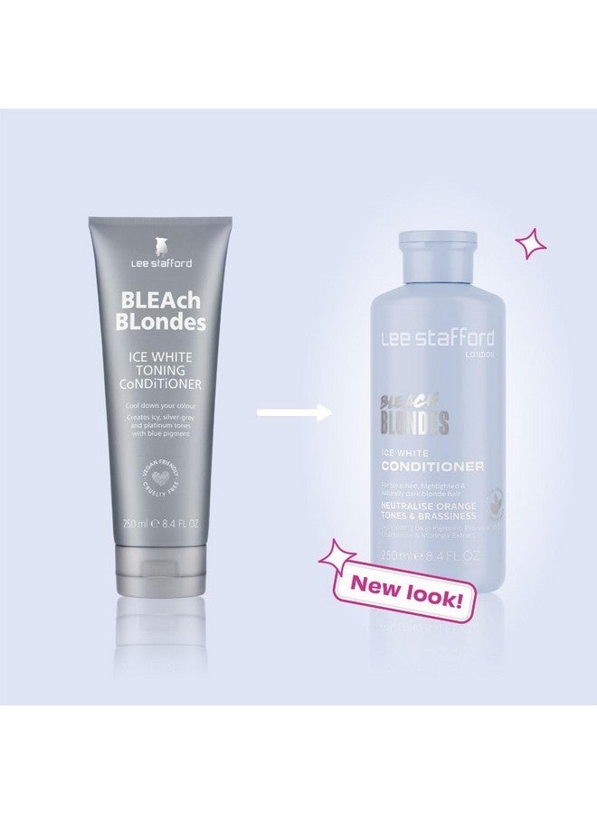 لي ستافورد بلسم لي ستافورد الأزرق لتلوين الشعر | مجموعة بليتش أشقر آيس وايت - يُصحح درجات اللون النحاسي والبرتقالي، مثالي للشعر الأشقر الداكن والبارد، يُطيل لون الشعر ويُضفي عليه إشراقة، 16.9 أونصة سائلة - Image 5