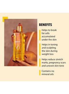 NAMYAA Natural Science Body Toning/Sculpting Wonder Oil For Scars/Stretch Mark/Ageing/Uneven Skin Tone/Firming/Nourishment, 200 Ml  - Image 2