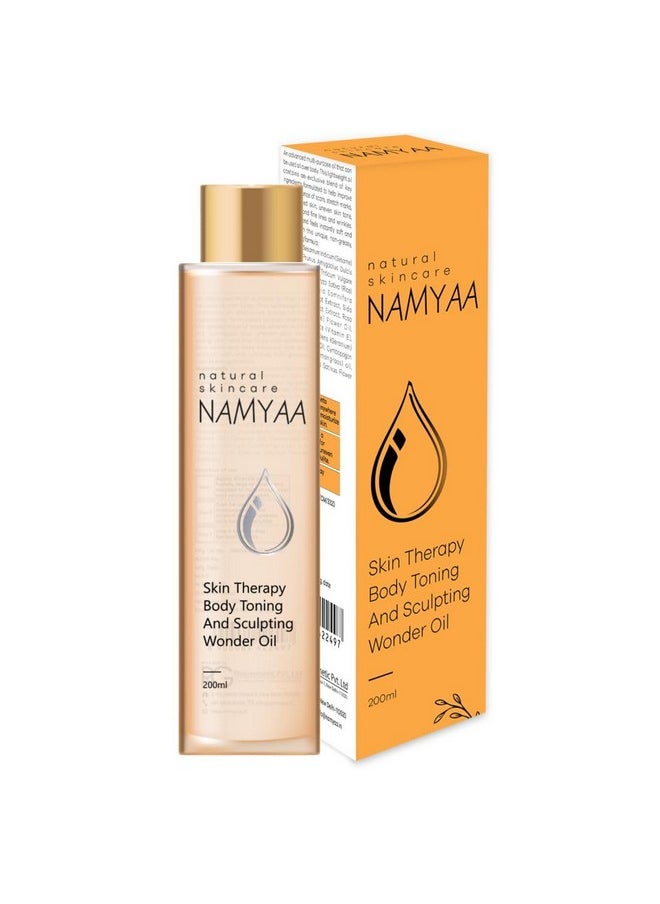 NAMYAA - Natural Science Body Toning/Sculpting Wonder Oil For Scars/Stretch Mark/Ageing/Uneven Skin Tone/Firming/Nourishment, 200 Ml - Image 1