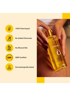 NAMYAA Natural Science Body Toning/Sculpting Wonder Oil For Scars/Stretch Mark/Ageing/Uneven Skin Tone/Firming/Nourishment, 200 Ml  - Image 3