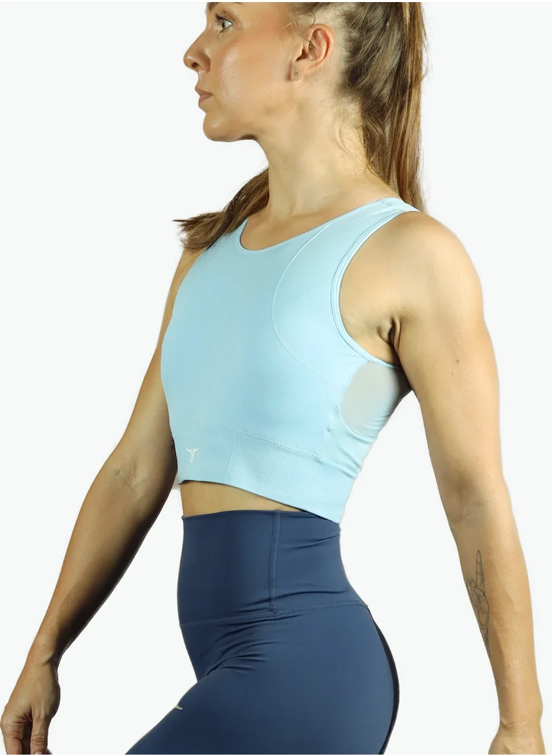 THUGFIT BlazeCraze Compression Sports Bra - Blue