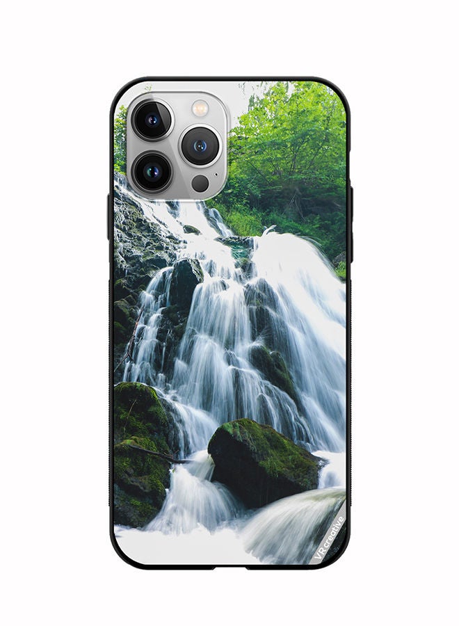 VR CREATIVE Protective Case Cover For Apple iPhone 12 Pro Max Waterfall Design Multicolour - Image 1