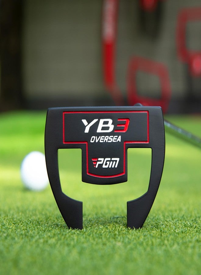 PGM Golf Putter for Men and Women Right Handed - Anti-Twist Mallet Design with Alignment Guide & Stepped Shaft - Low Center of Gravity for Smooth, Accurate Putts - 35 inch - Image 3