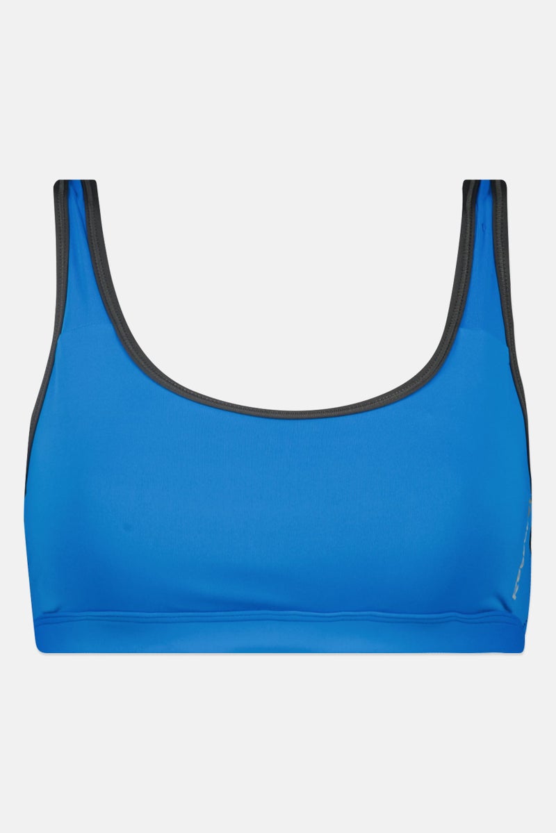 Reebok Women Non Padded Training Sport Bra, Blue - Image 2