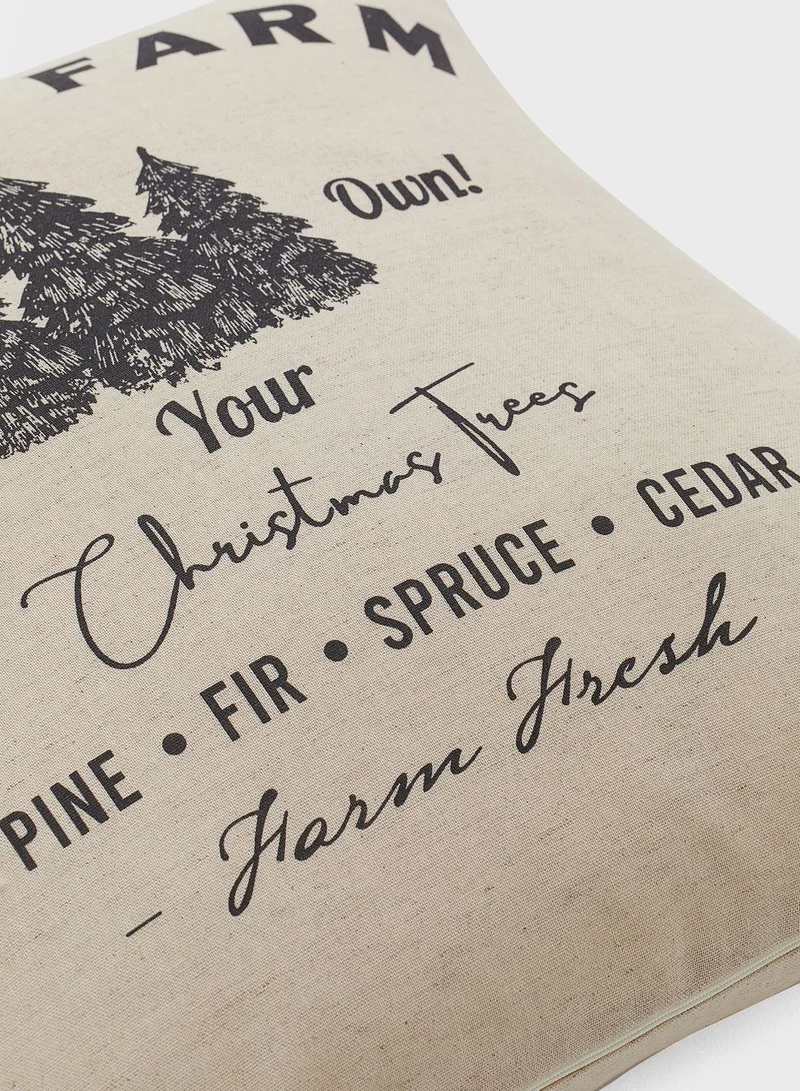 اتش اند ام Linen-Blend Cushion Cover