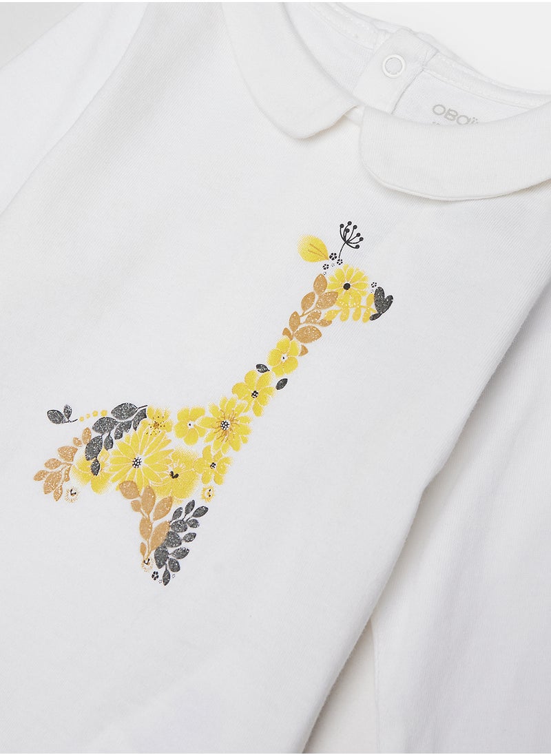 Okaidi OBaiBi By Okaidi Baby Girls Tshirt  - Image 3