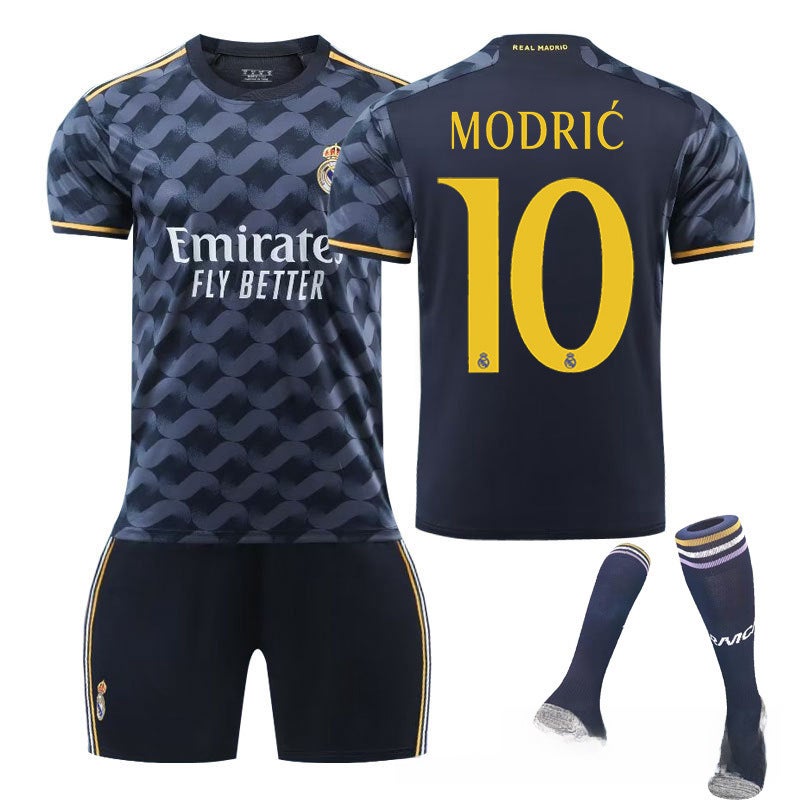 Generic Youth Real Madrid Away Jersey Kit 10 + socks