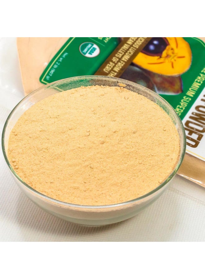 HerbaZest HerbaZest Lucuma Powder (2 LB) - USDA Certified Organic Vegan, Non-GMO & Gluten Free - Delicious, Fiber Packed & Tasty Addition to Smoothies, Desserts, Ice Cream & More  - Image 2