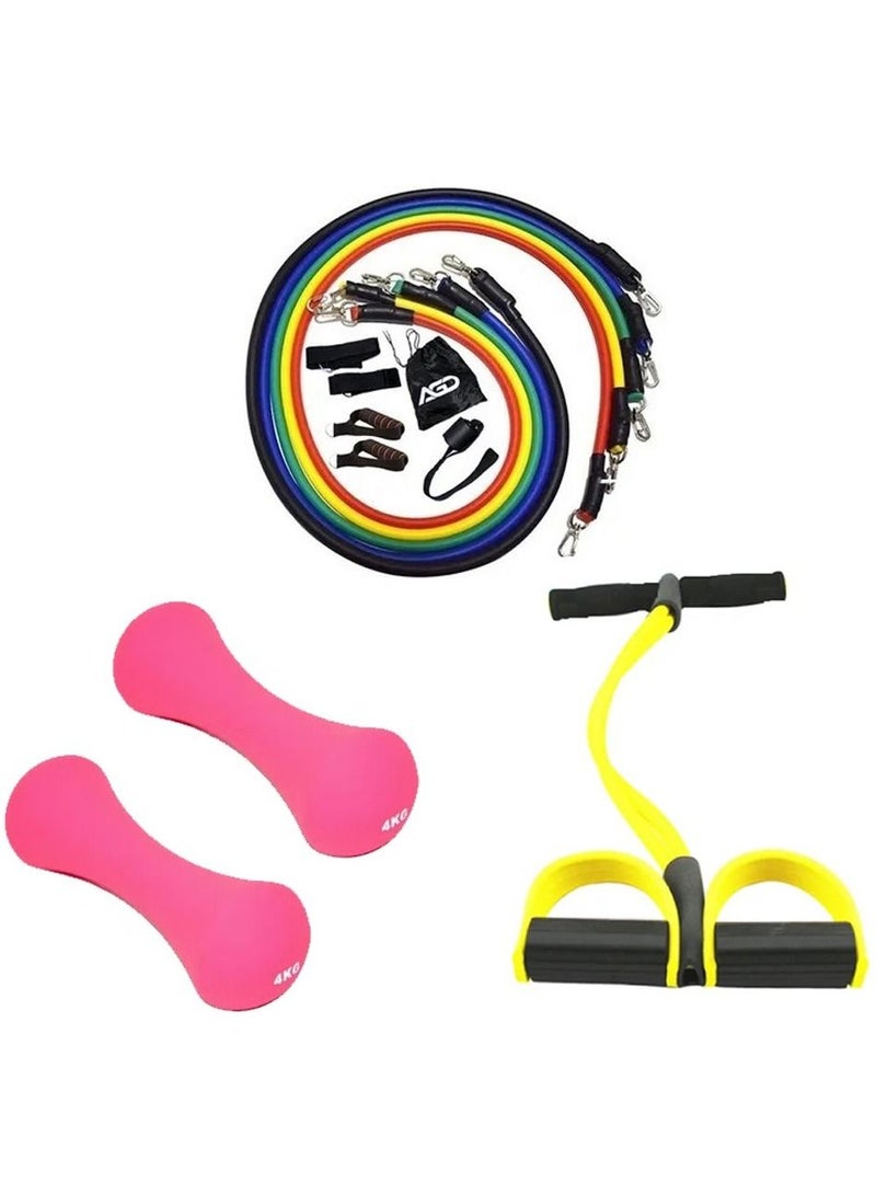 AGD A sports set consisting of 3 different pieces