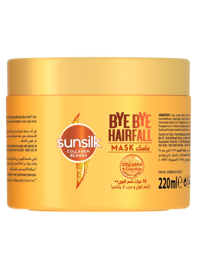 Sunsilk Collagen Blends Hair Mask, Bye Bye Hairfall, 220ml - Image 1