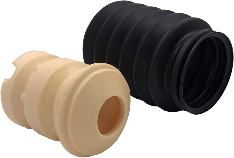 QASULER Car Front Shock Absorber Buffer Rubber Boot Set - Image 3