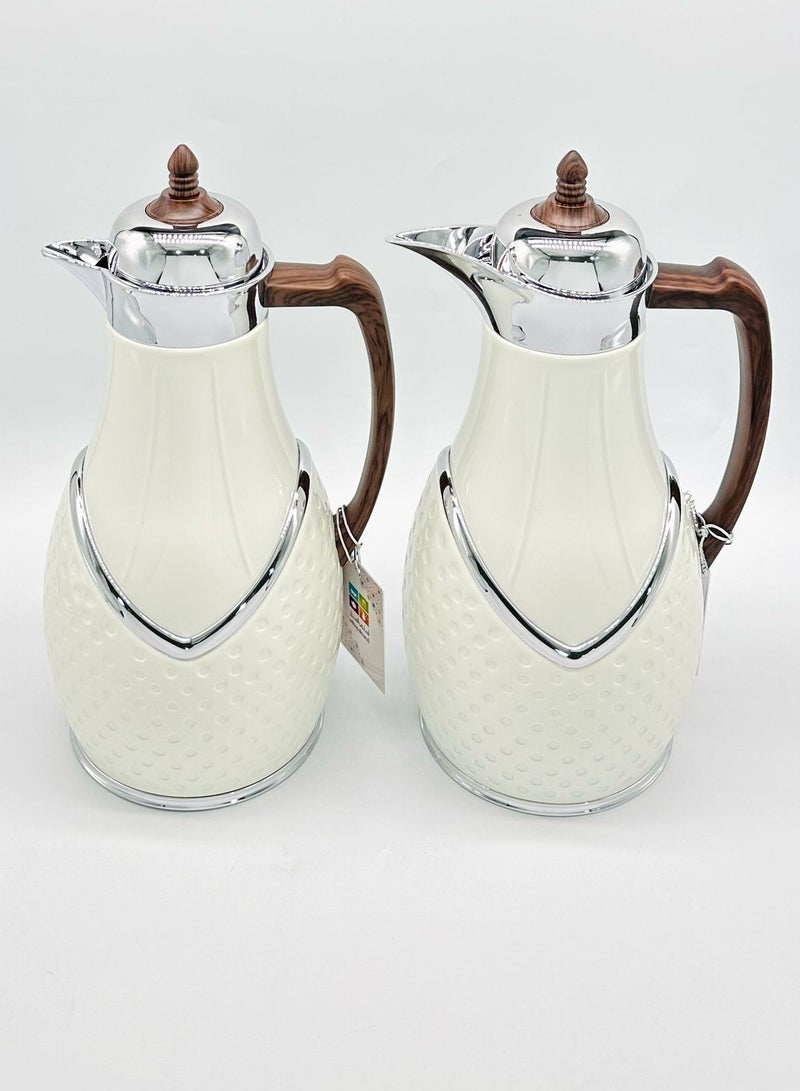 A new design two-piece thermos set for tea and coffee,