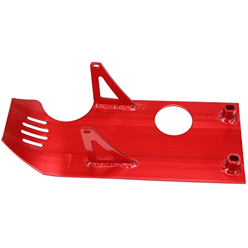 GREHUA Aluminum Pit Bike Engine Skid Plate for SSR110 SSR125 XR50 XR70 CRF50 CXR50 Coolster Apollo Lifan YX KLX GMX NSD Vitacci XPro FX Thumpstar Kymco TaoTao DB17 50cc 110cc 125cc Dirtbike Parts Red - Image 1
