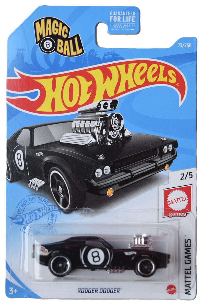 Hot Wheels هوت ويلز رودجر دوجر ماتيل جيمز 25 أسود - Image 3