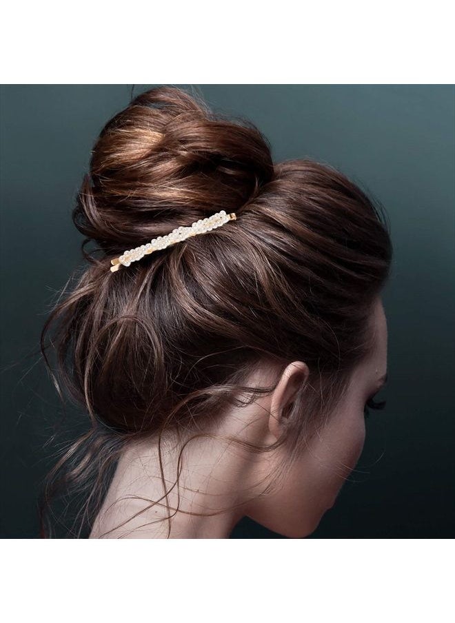 Yaomiao - 17 Pieces Gold Hair Pins Set Geometric Hair Clips Bobby Pin Hair Barrettes Metal Gold Decorative Hair Styling Jewelry Hair Clamps Accessories for Girl Women Wedding Parties - Image 1