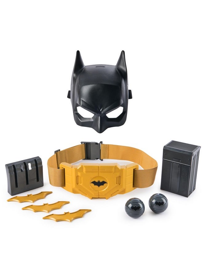 DC Comics Batman, Gear-Up Utility Belt, Batarangs And Smoke Pellets Super Hero Costume Accessories, Kids Roleplay Toys For Boys And Girls Ages 4+  - Image 1