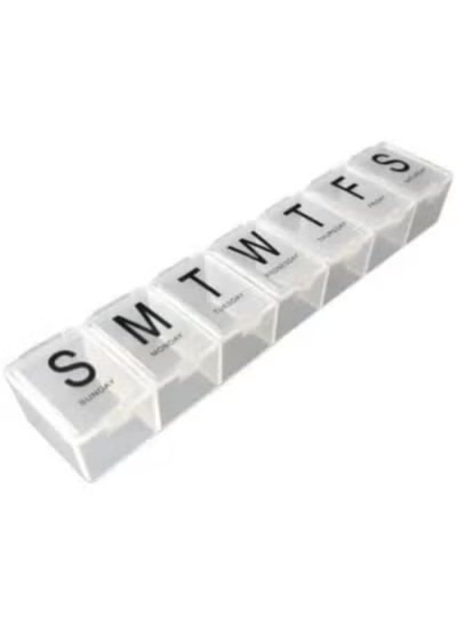7 Day Weekly Pill Organizer, Medicine Storage Box, Travel-Friendly Daily Pill Organizer for Medicine Supplements - Image 5