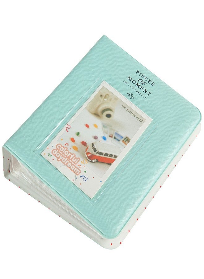 كايول ألبوم صور CAIUL [Instax Mini 9] متوافق مع أفلام Fujiflm Instax Mini 7s 8 8+ 9 25 26 50s 70 90 (64 صورة، أزرق ثلجي) - Image 3